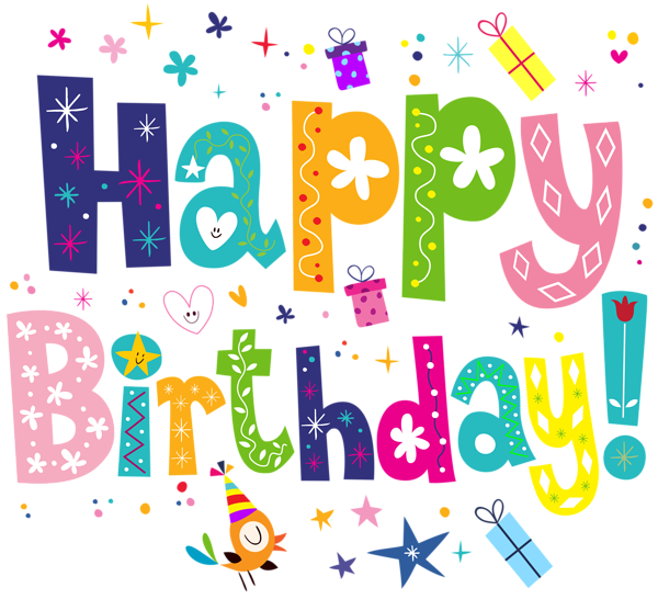 Happy Birthday Cute PNG Transparent Clip Art Image | Gallery
