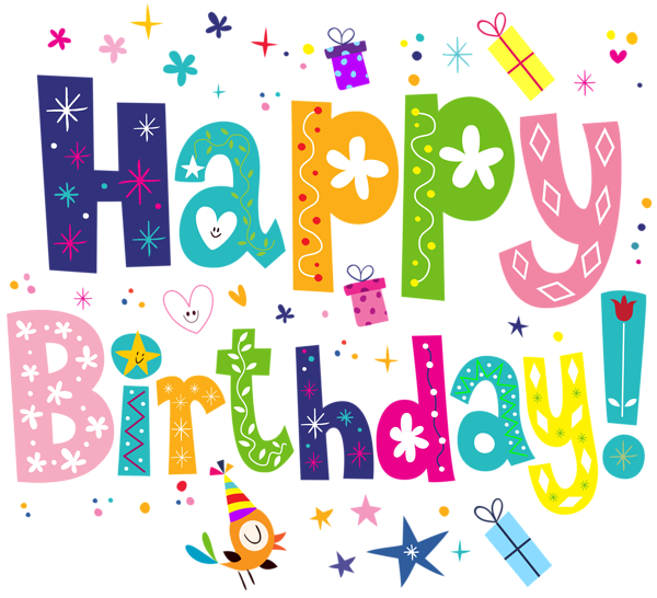 This png image - Happy Birthday Cute PNG Transparent Clip Art Image, is available for free download