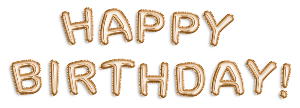 This png image - Happy Birthday Gold Foil PNG Clip Art Image, is available for free download