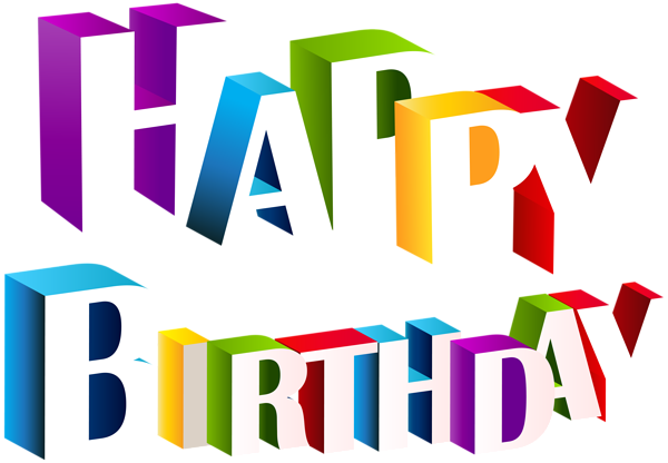 This png image - Happy Birthday Multicolor PNG Clip Art Image, is available for free download