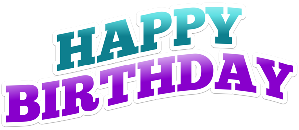This png image - Happy Birthday PNG Text Clip Art Image, is available for free download