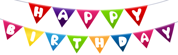 This png image - Happy Birthday Streamer PNG Clip Art, is available for free download