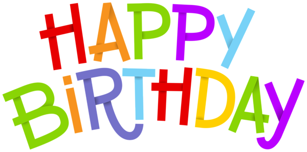 This png image - Happy Birthday Text Clipart Image, is available for free download