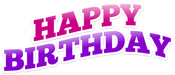 This png image - Happy Birthday Text PNG Clip Art Image, is available for free download