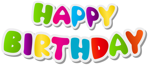 This png image - Happy Birthday Text PNG Clip Art Image, is available for free download