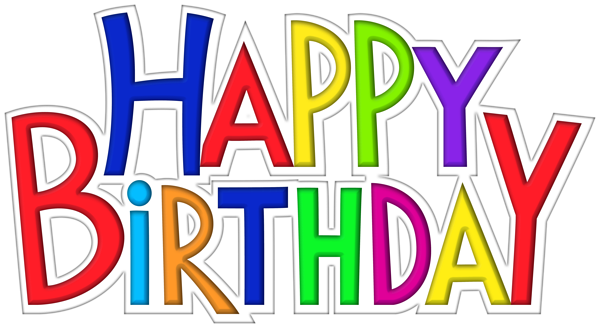 This png image - Happy Birthday Text PNG Clipart, is available for free download