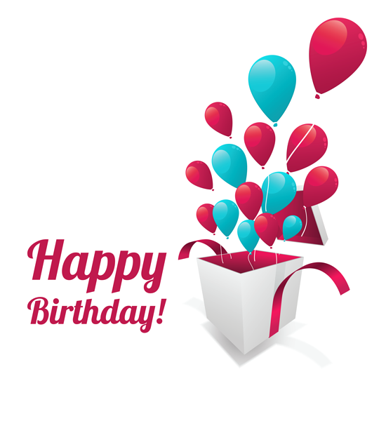 This png image - Happy Birthday Text Sticker PNG Clipart Picture, is available for free download