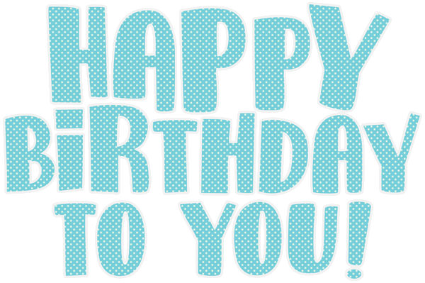 This png image - Happy Birthday Text Transparent Clip Art Image, is available for free download