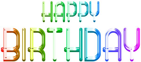 This png image - Happy Birthday Text Transparent Image, is available for free download