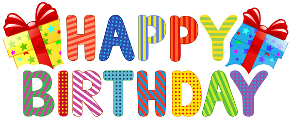 Happy Birthday Transparent PNG Clip Art | Gallery Yopriceville - High ...