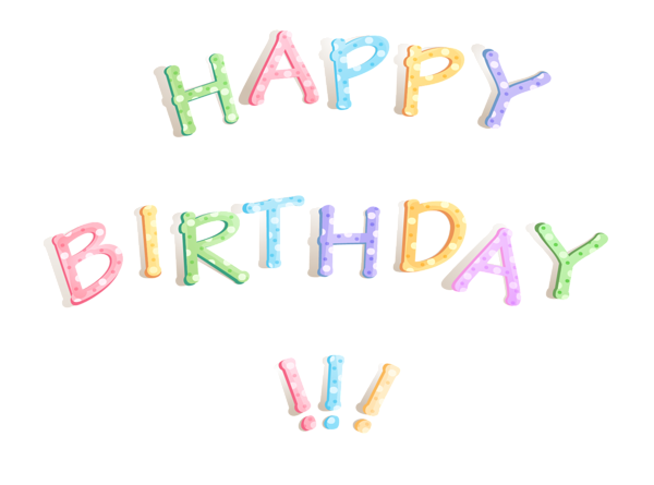 This png image - Happy Birthday Transparent PNG Clipart Picture, is available for free download