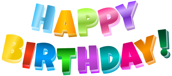 This png image - Multicolor Happy Birthday Transparent PNG Clip Art Image, is available for free download
