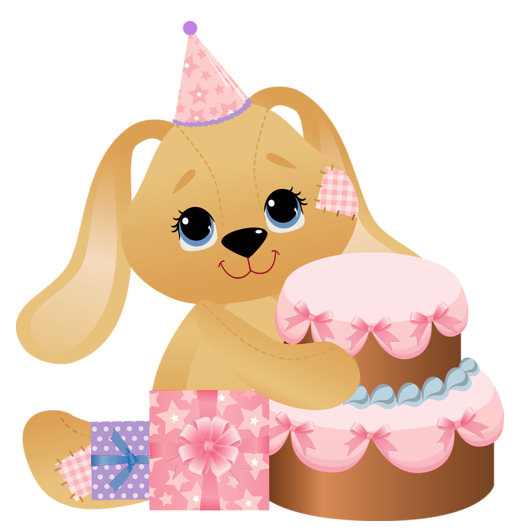 This png image - Pink Birthday Bunny PNG Clipart, is available for free download