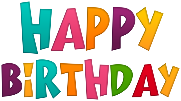 This png image - Text Happy Birthday Clipart, is available for free download