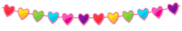 This png image - Transparent Heart Streamer PNG Clipart, is available for free download