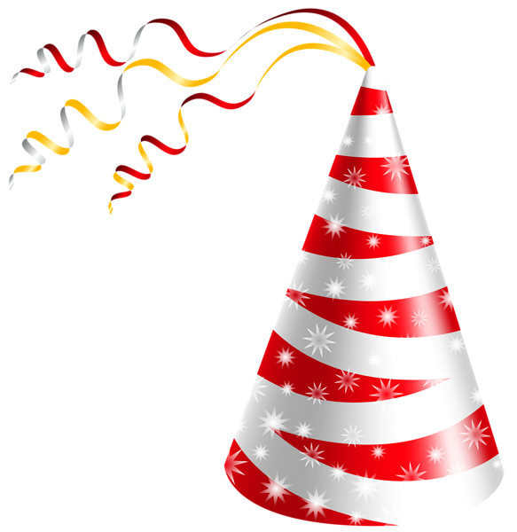 This png image - White and Red Party Hat PNG Clipart Image, is available for free download