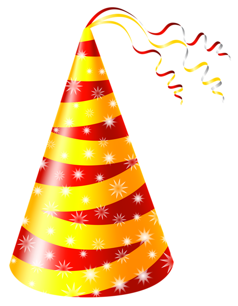 This png image - Yellow and Red Party Hat PNG Clipart Image, is available for free download