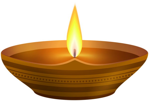 This png image - Diwali Candle Decoration PNG Clipart, is available for free download