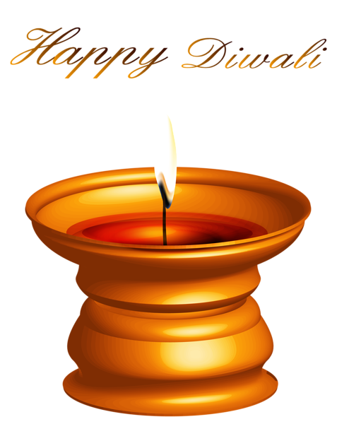 This png image - Happy Diwali Candle Decor PNG Clipart Image, is available for free download