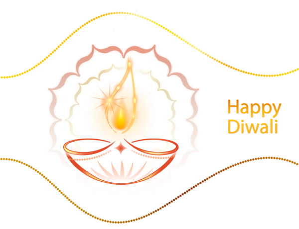This png image - Happy Diwali Candle Decoration PNG Clipart Image, is available for free download