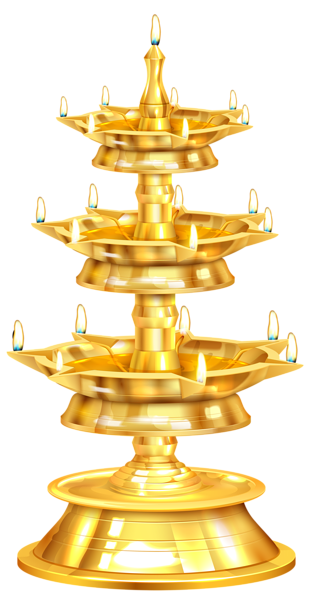 This png image - Happy Diwali Candlestick Free PNG Clip Art Image, is available for free download