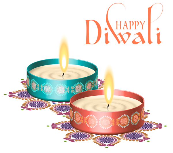 This png image - Happy Diwali Nice Candles PNG Clipart Image, is available for free download