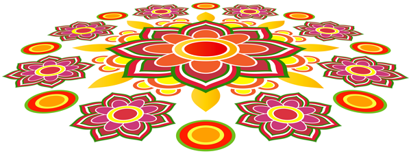 This png image - India Floor Decoration Transparent Clip Art Image, is available for free download