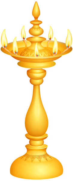 This png image - Indian Deco Candlestick PNG Clip Art, is available for free download