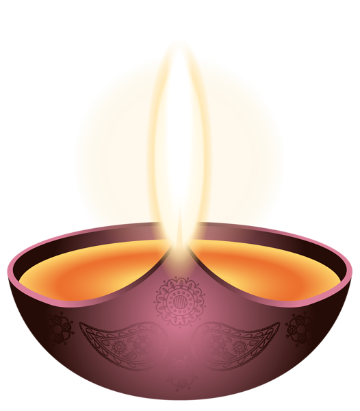 This png image - Purple Candle Happy Diwali PNG Image, is available for free download