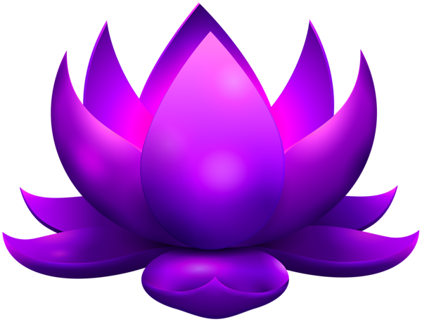 This png image - Purple Glowing Lotus Free PNG Clip Art Image, is available for free download