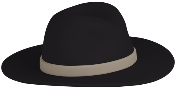 This png image - Black Male Hat PNG Clipart, is available for free download