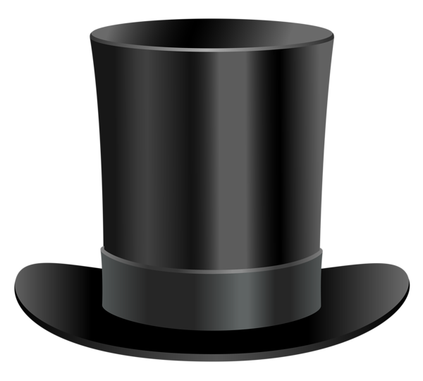 Black Top Hat PNG Clip...