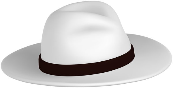 This png image - Fedora Hat White PNG Clipart, is available for free download