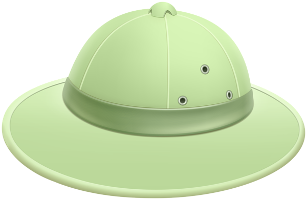 Green Pith Helmet PNG Clipart 