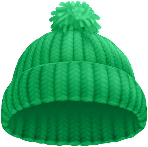 This png image - Green Winter Hat PNG Clip Art Image, is available for free download