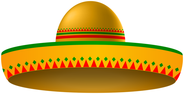 This png image - Mexican Sombrero Hat PNG Clipart, is available for free download