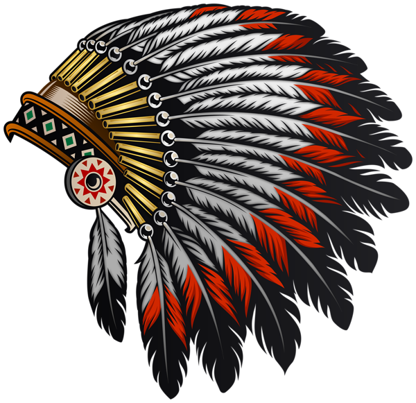 This png image - Native American Headdress Clipart, is available for free download
