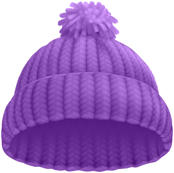 Purple Winter Hat PNG Clip Art Image | Gallery ...