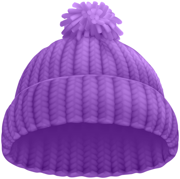 This png image - Purple Winter Hat PNG Clip Art Image, is available for free download
