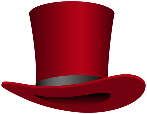 This png image - Red Top Hat PNG Transparent Clipart, is available for free download