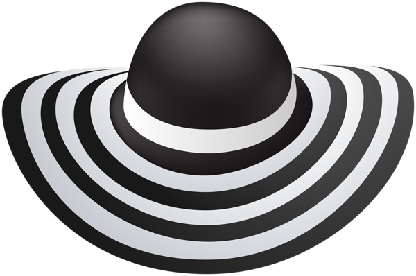 This png image - Striped Sun Hat PNG Clip Art Image, is available for free download