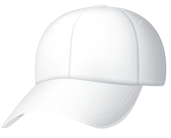 This png image - White Baseball Cap Clipart, is available for free download