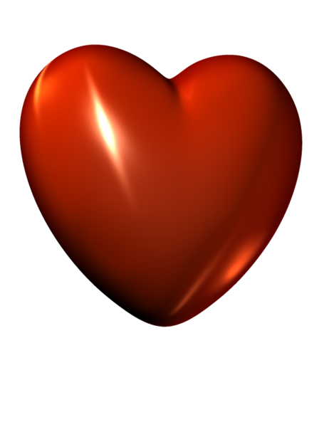 This png image - 3D Red Heart Clipart, is available for free download