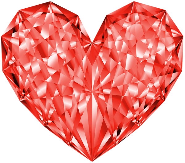 This png image - Brilliant Heart Red Clip Art Image, is available for free download
