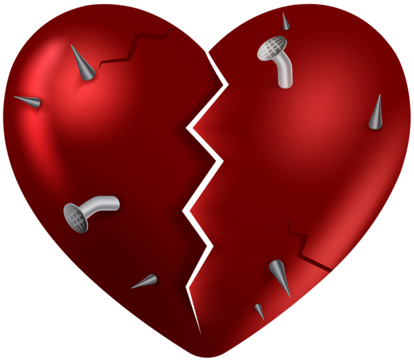 This png image - Broken Heart PNG Clip Art Image, is available for free download