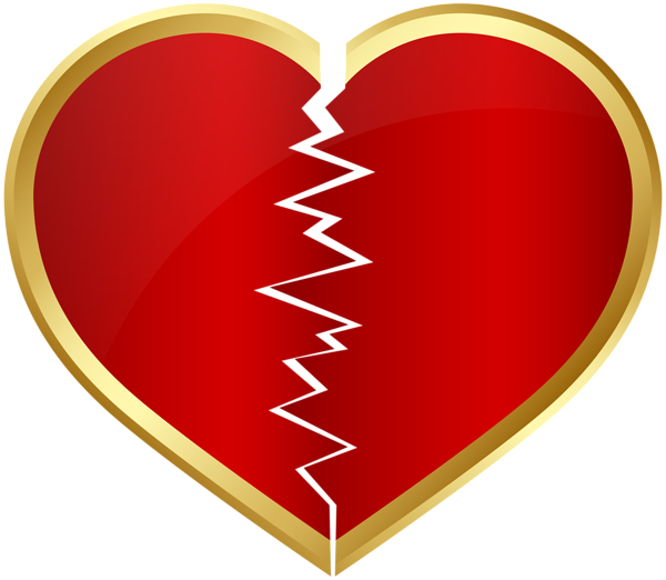 This png image - Broken Heart Transparent Clip Art Image, is available for free download