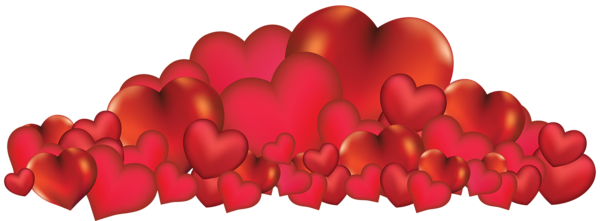 This png image - Bunch of Heart PNG Clipart, is available for free download