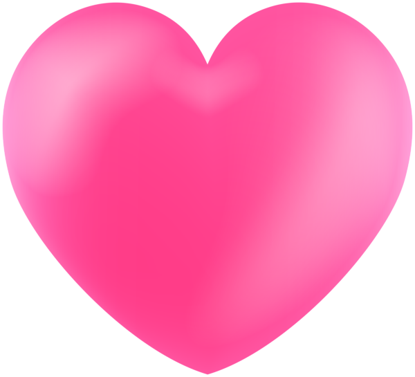 This png image - Classic Pink Heart Transparent Clipart, is available for free download