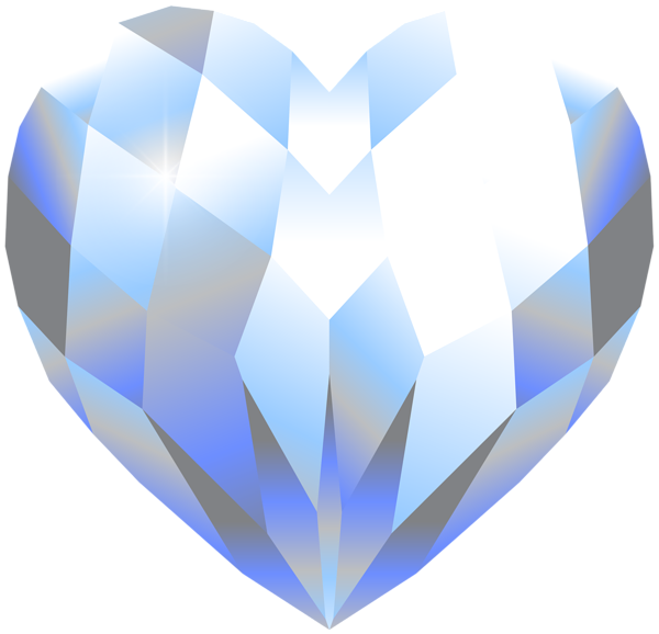 This png image - Crystal Heart Clip Art PNG Image, is available for free download