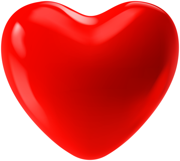This png image - Cute Red Heart PNG Clipart, is available for free download